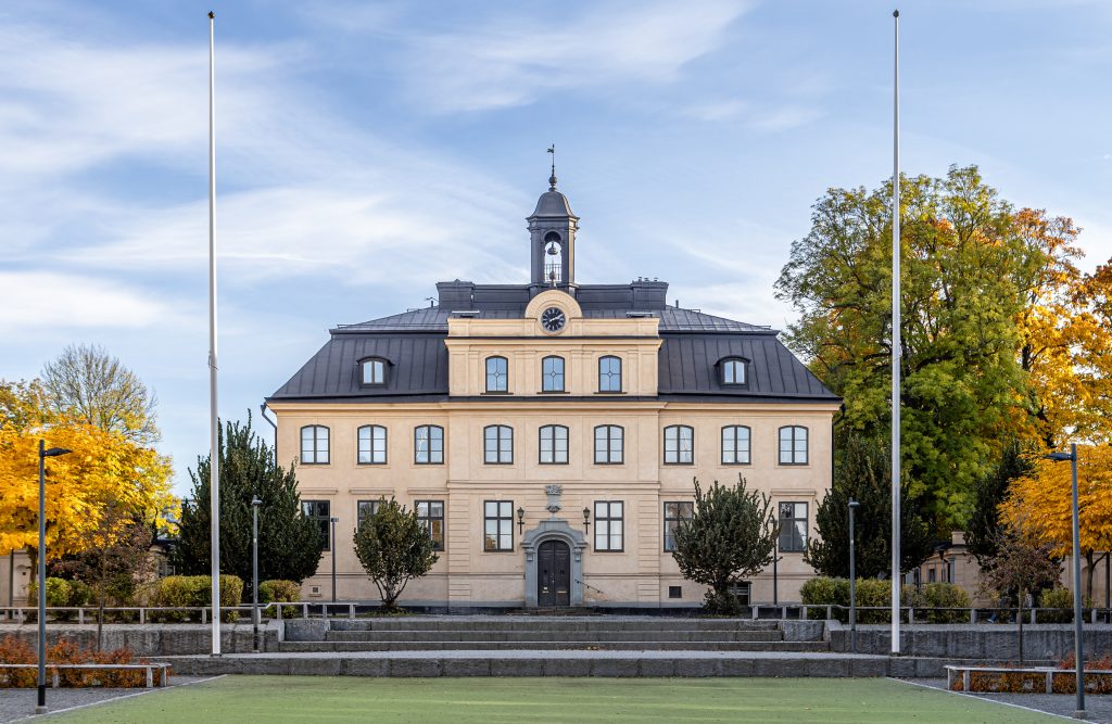Kristinebergs slott på Kungsholmen i Stockholm en höstdag