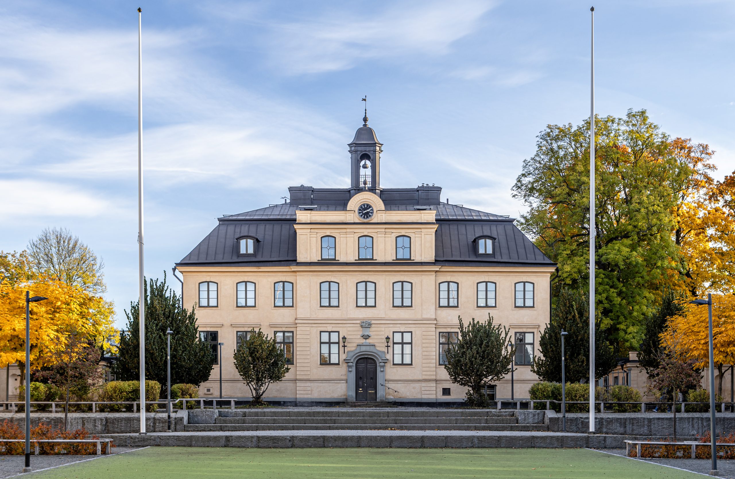 Kristinebergs slott på Kungsholmen i Stockholm en höstdag