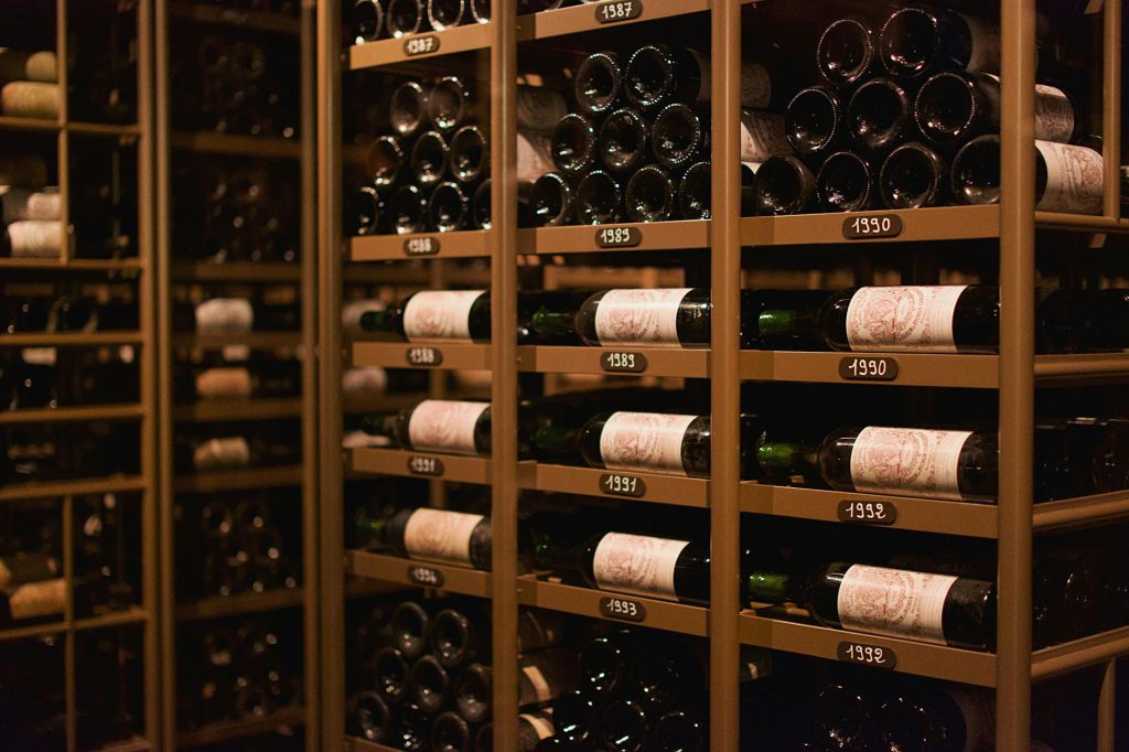 Vinsamling i hylla