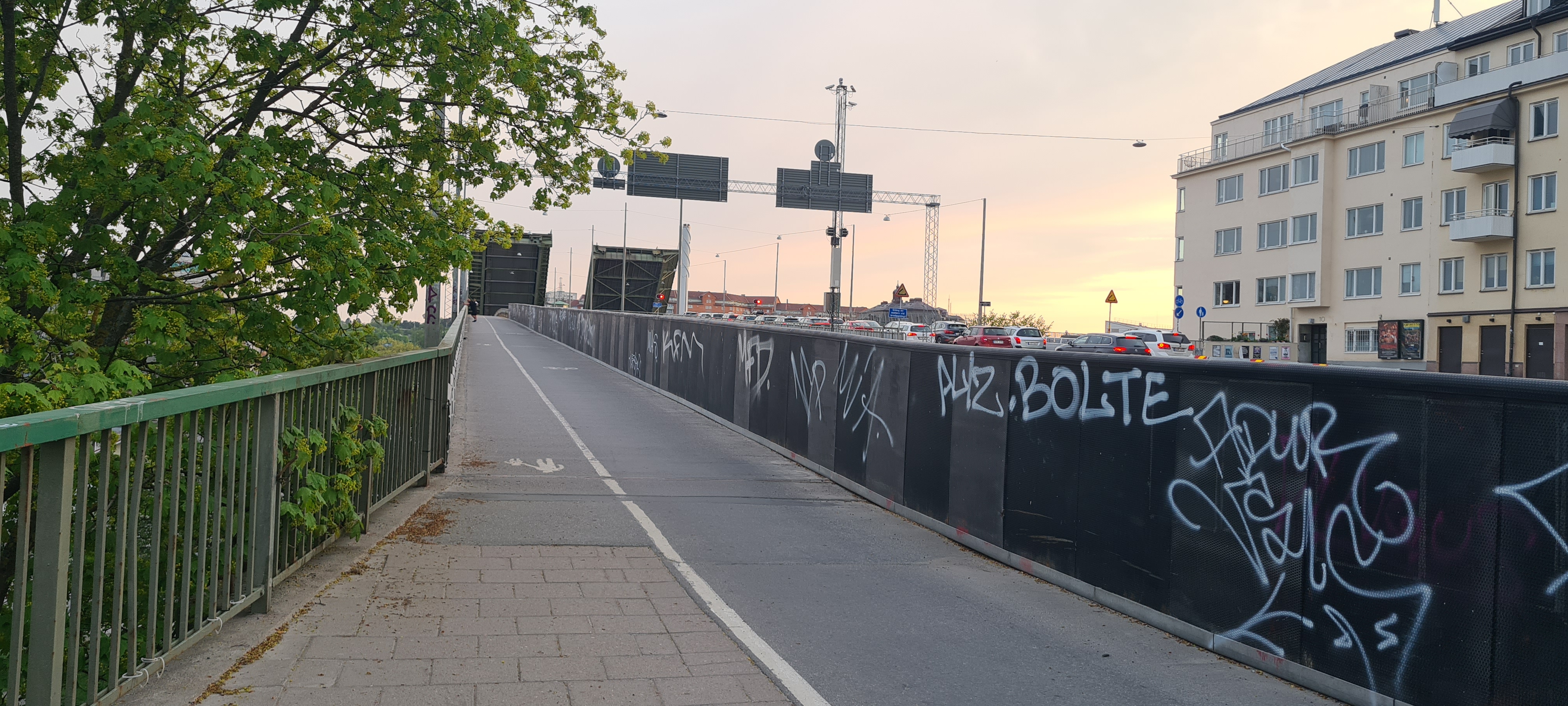 Liljeholmsbron mellan Hornstull och Liljeholmen