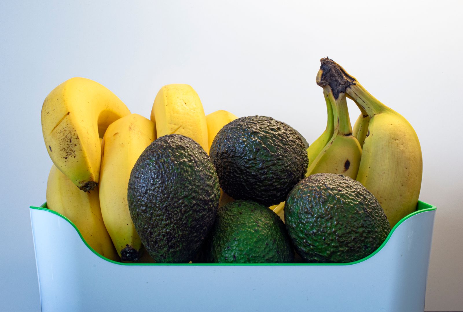 Bananer och avokado, kaliumrika livsmedel