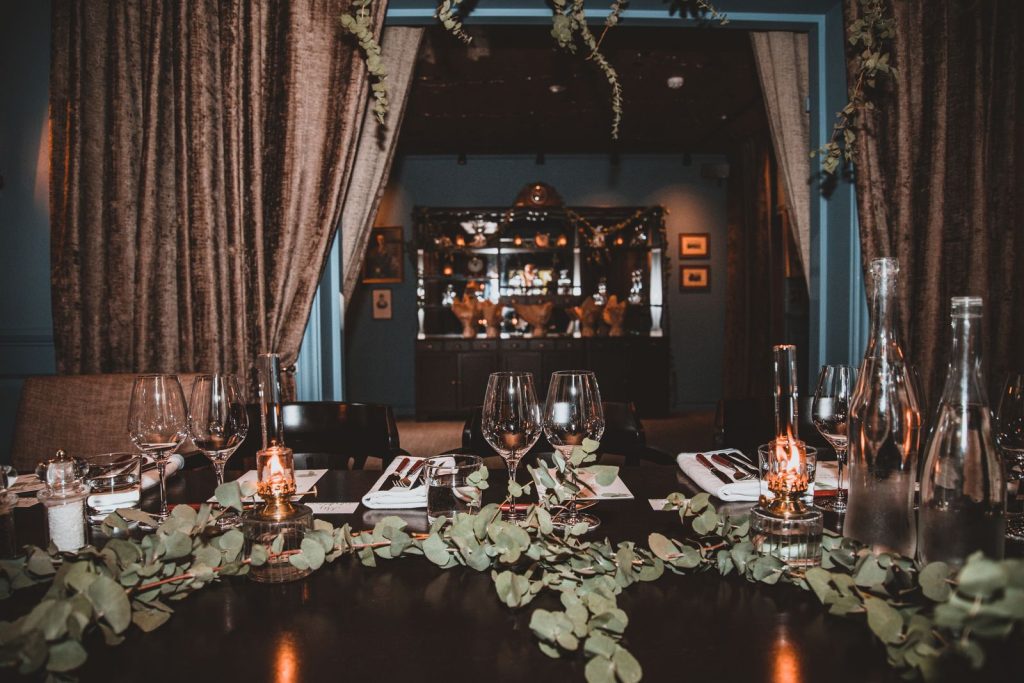 A cosy Scandinavian restaurant