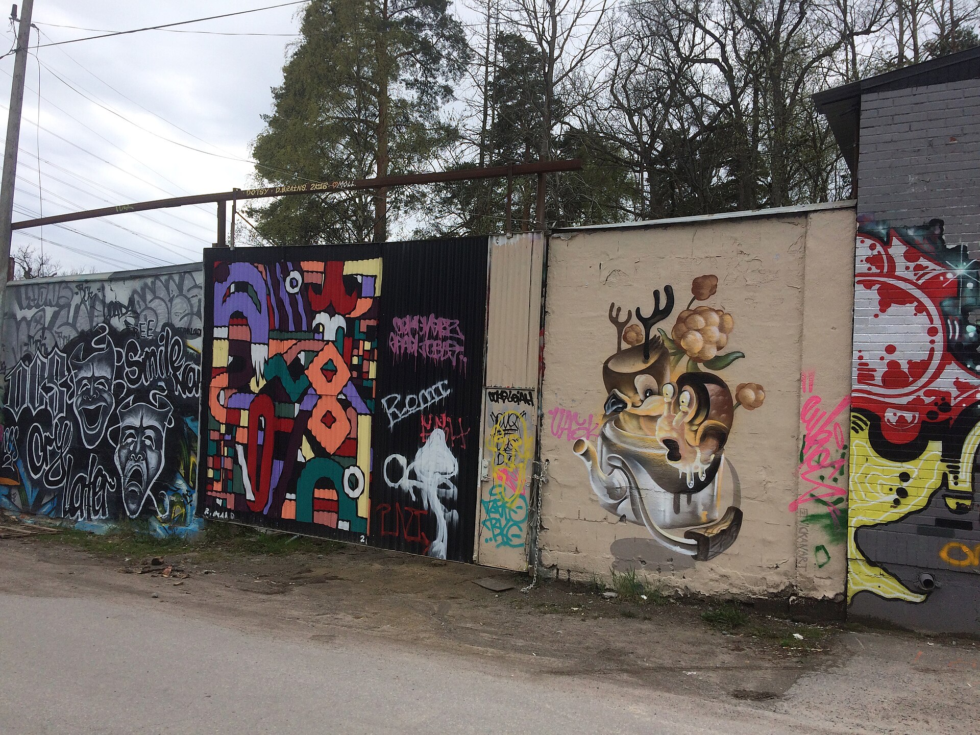 Måla graffiti i Snösätra: vad som gäller