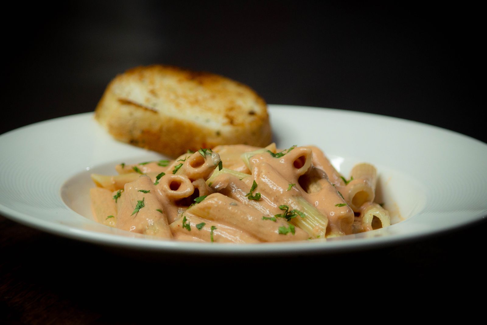 Vegansk vodka pasta (penne alla vodka)