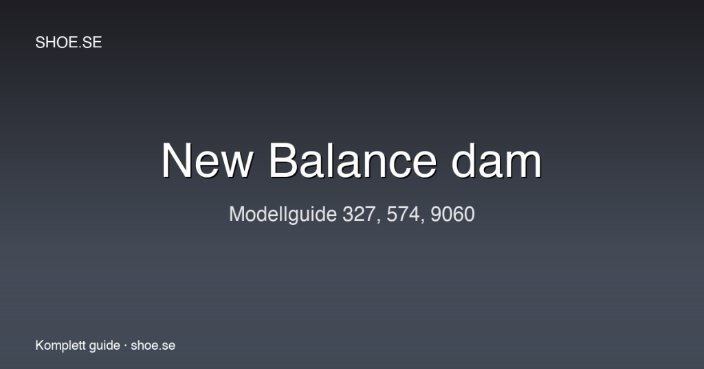 New Balance dam