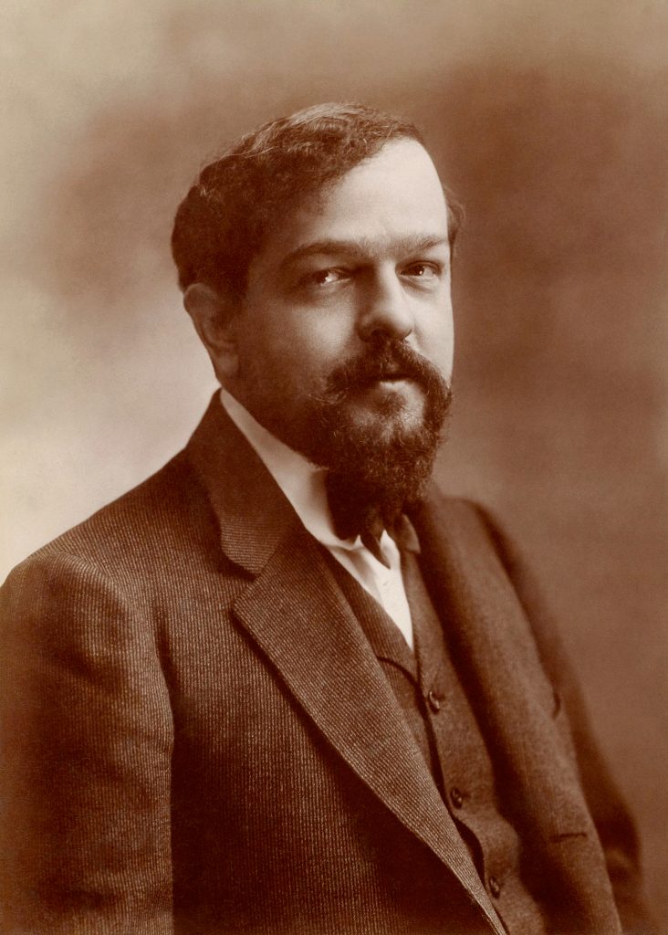Porträtt av Claude Debussy