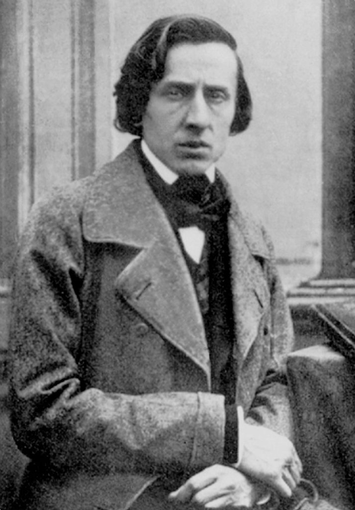 Porträtt av Frédéric Chopin