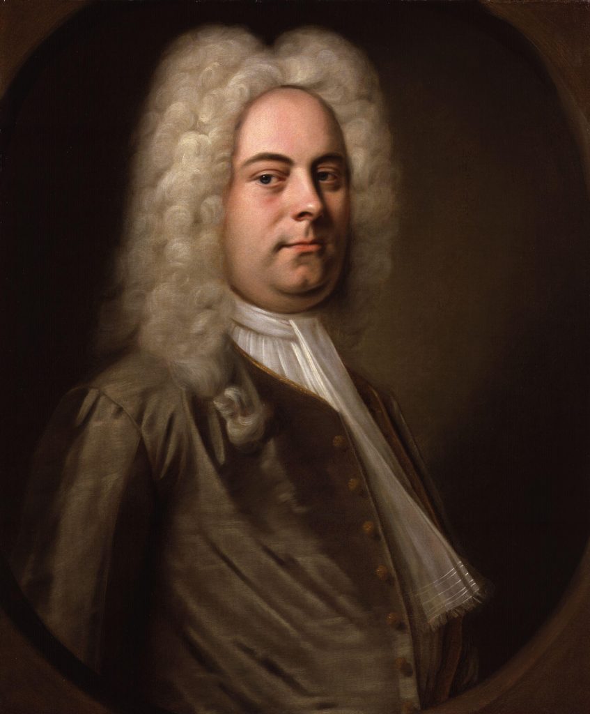 Porträtt av Georg Friedrich Händel