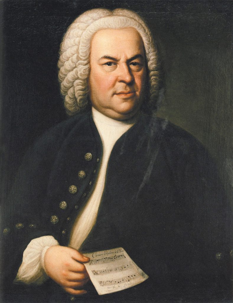 Porträtt av Johann Sebastian Bach