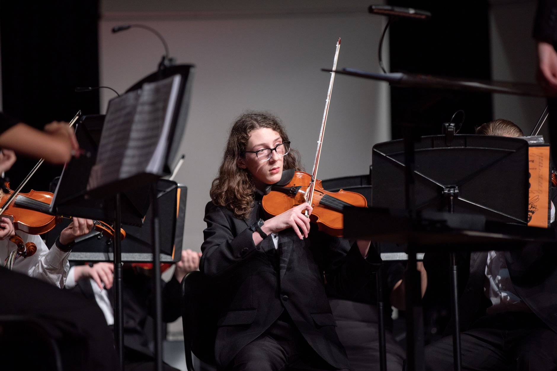 Violinist i orkester