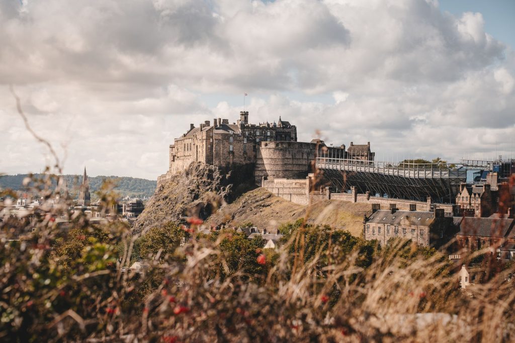 Edinburgh med slottet