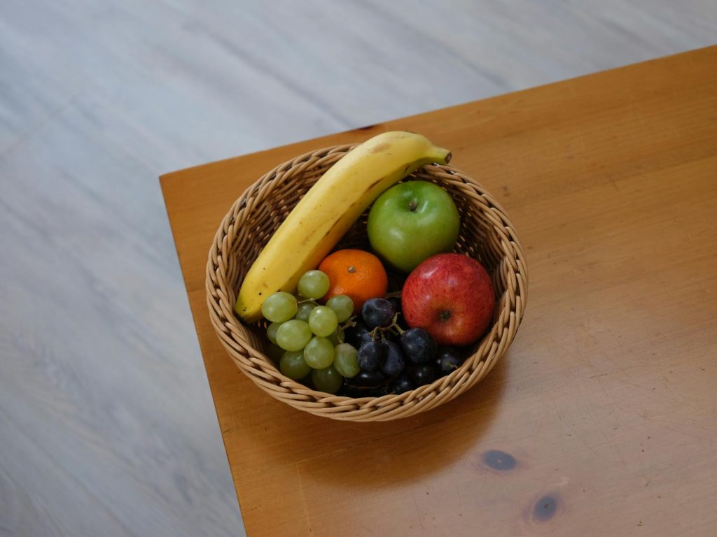 Fruktkorg på kontor