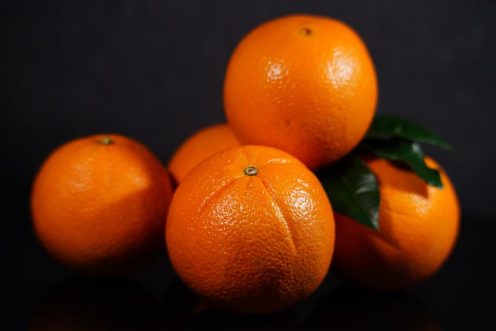 Citrusfrukter närbild