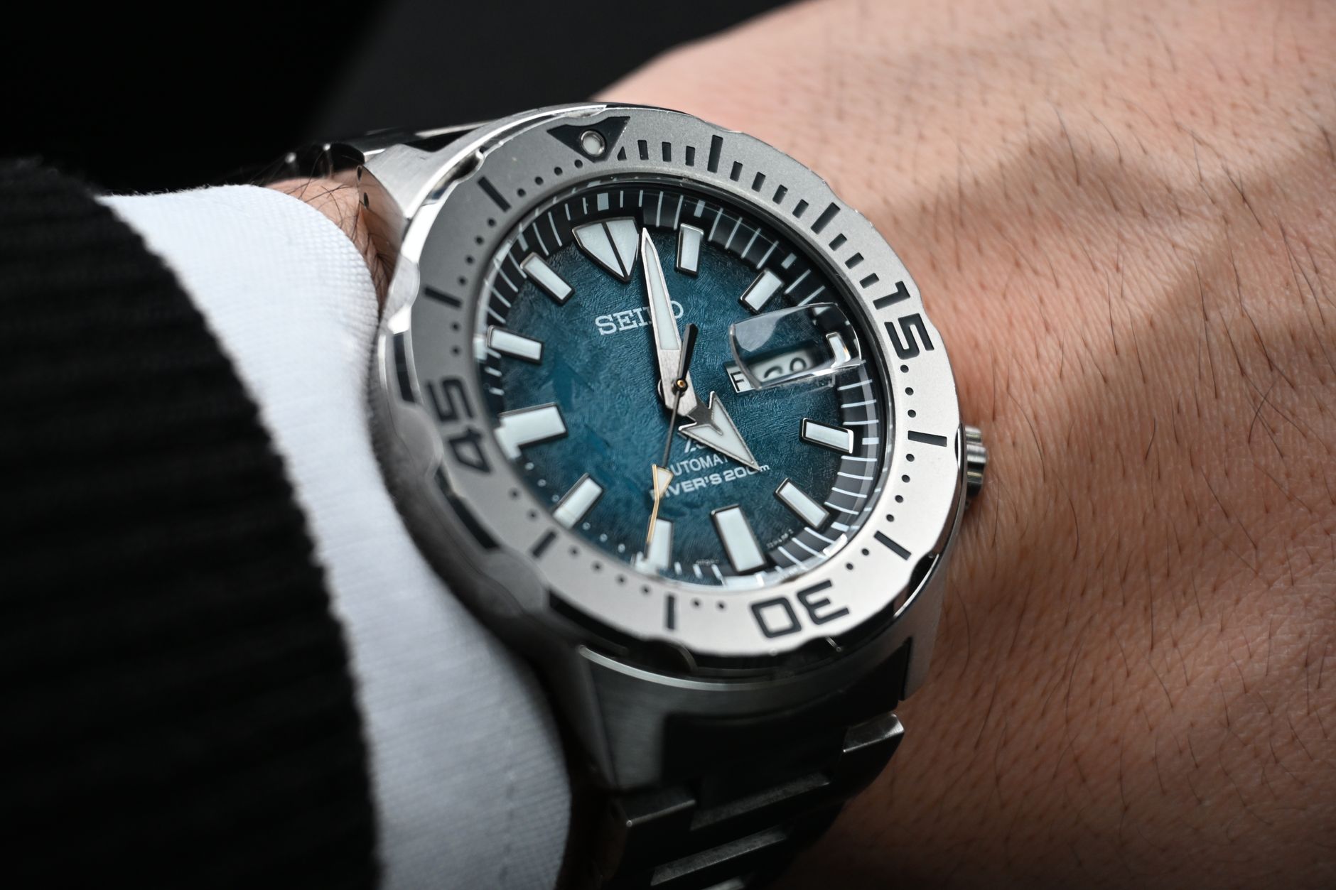 Dykarklocka med roterande lünett, Seiko Prospex