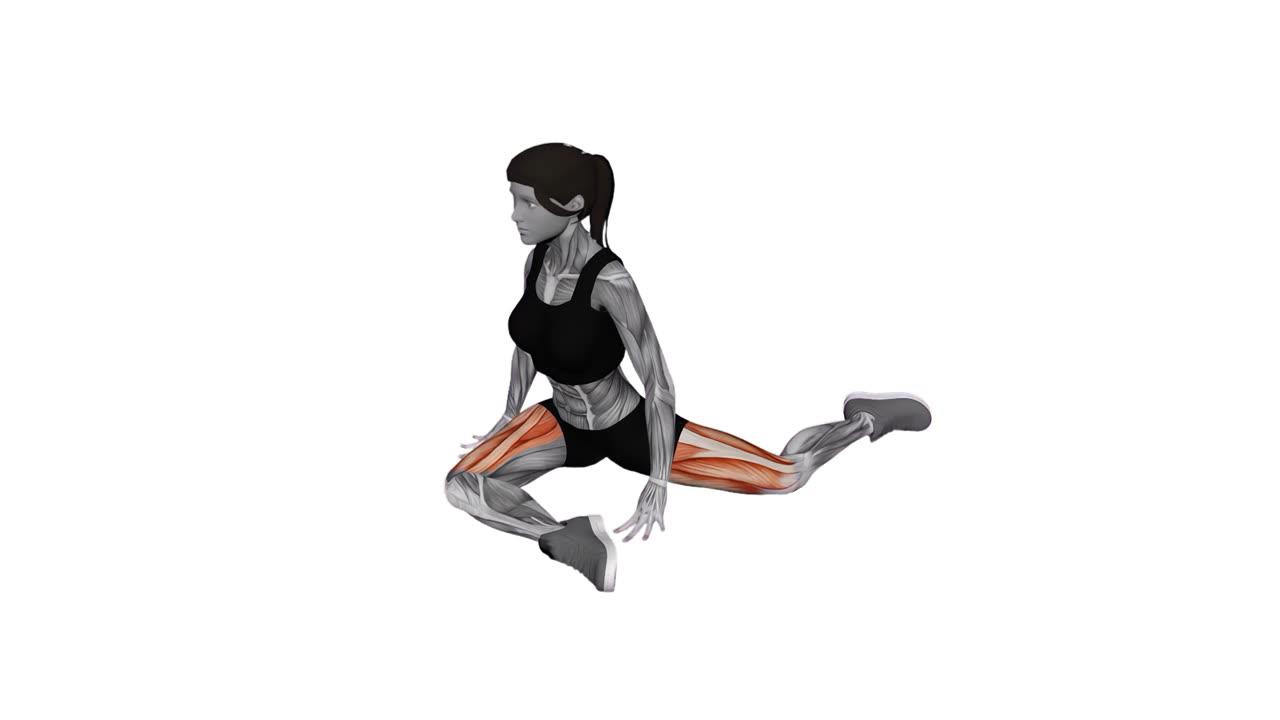 90/90-stretch - slutposition