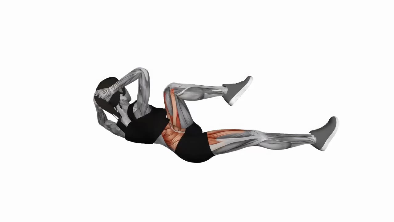 Liggande cykel (version 2) - startposition