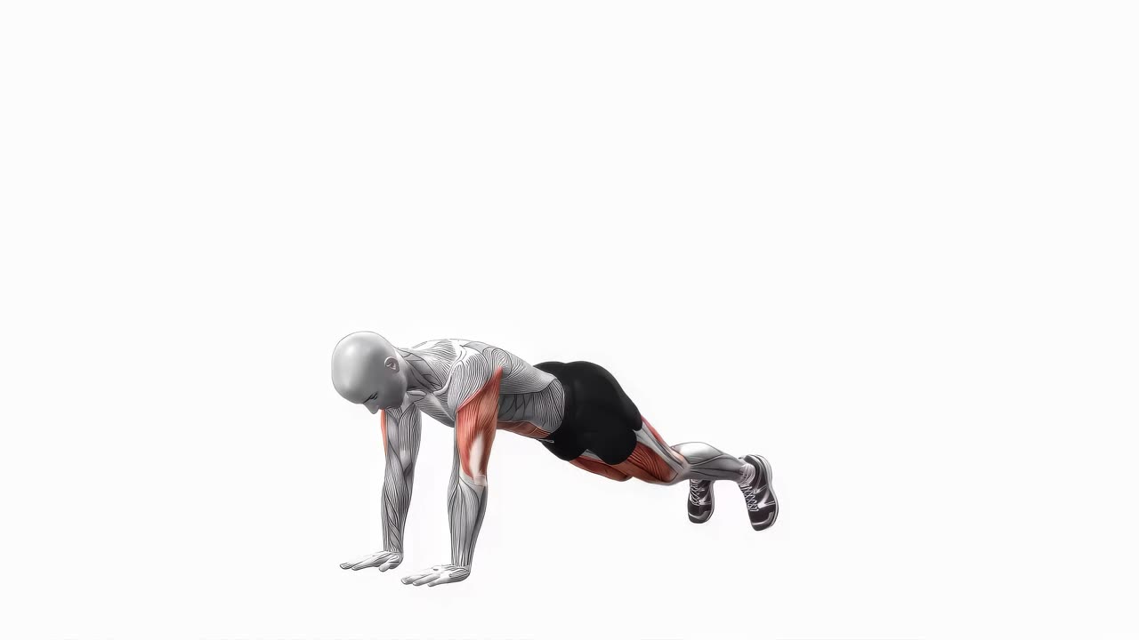 Alternerande planka med utfall - startposition