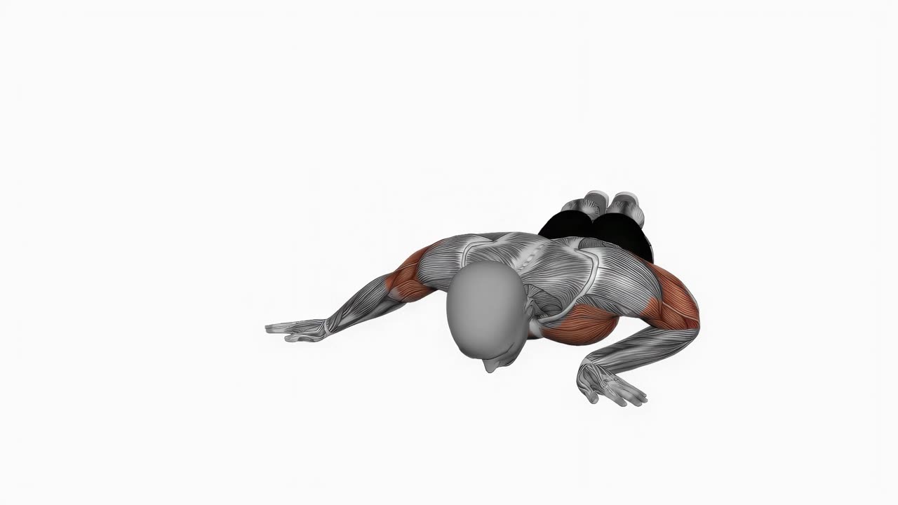 Archer-armhävning - slutposition