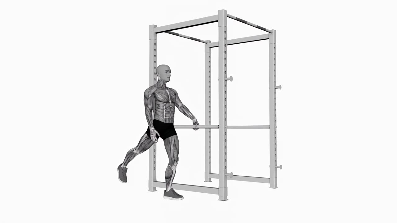 Framåt- och bakåtsvängningar med benet - startposition