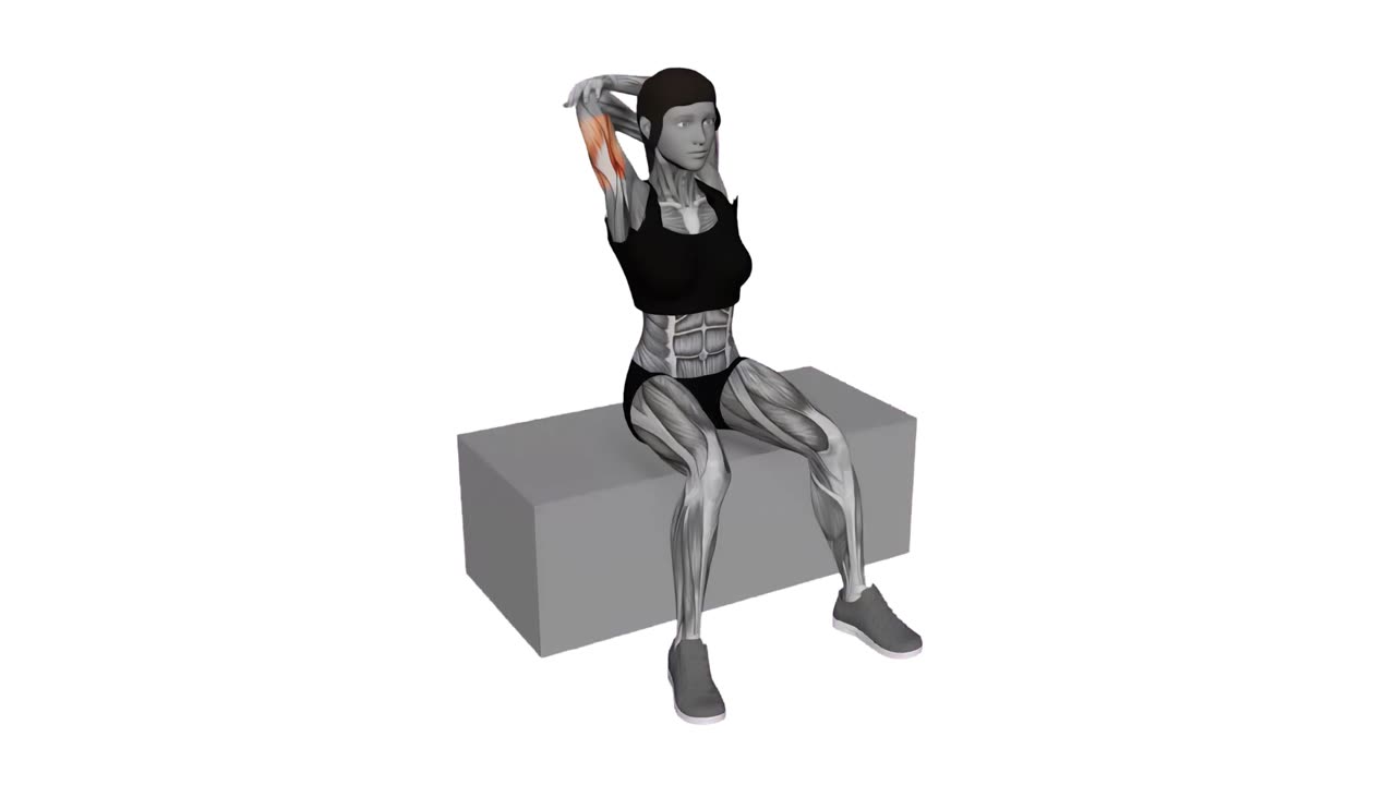 Rygg- och axelstretch - startposition