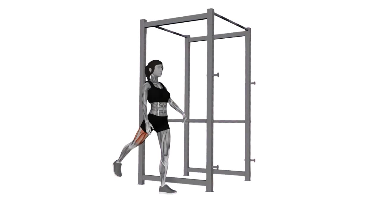 Framåt- och bakåtbenssvängningar - startposition