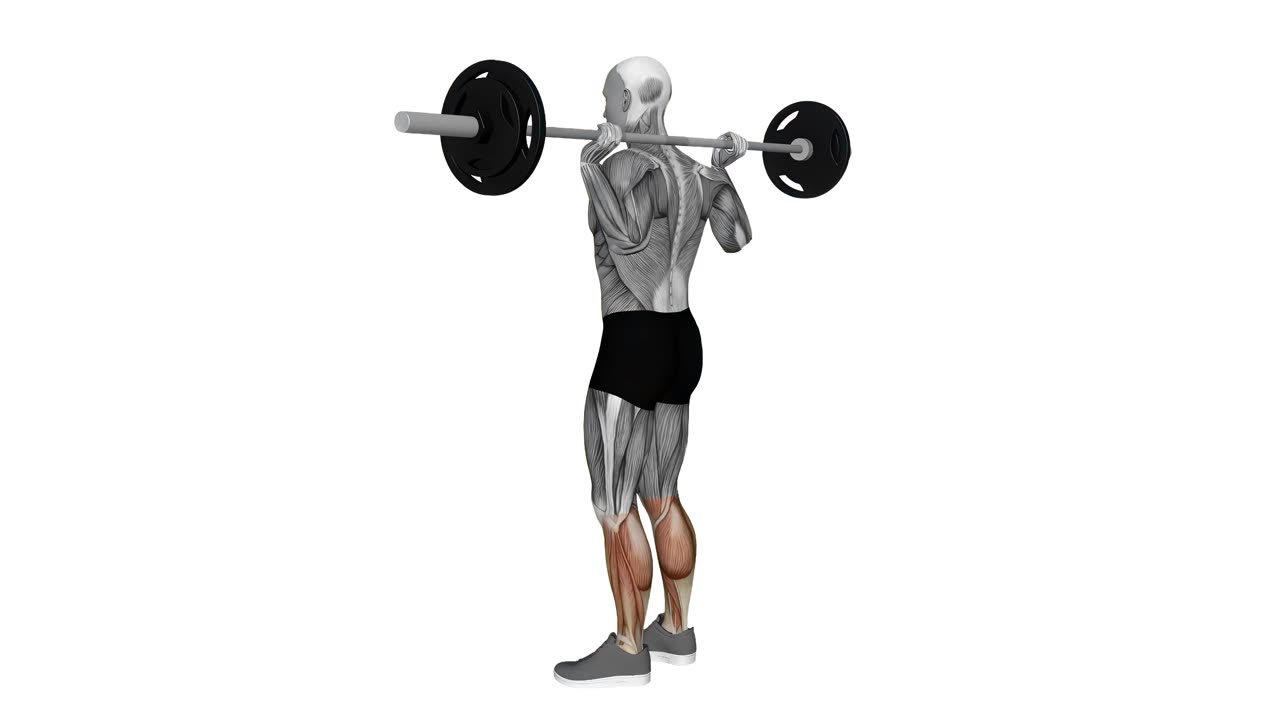 Vadhopp med skivstång - startposition