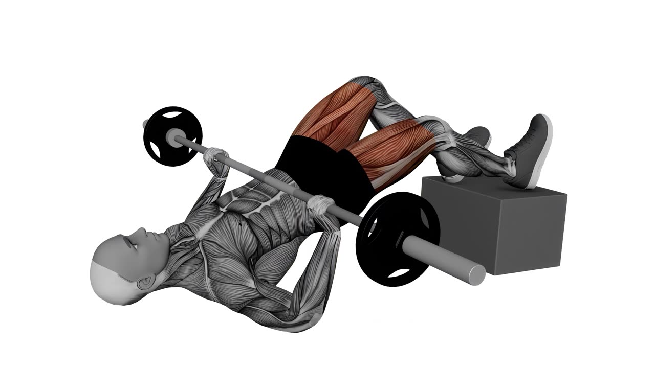Hip Thrust Med Skivst ng F tter Upph jda Och Snedst llda Muskler nu