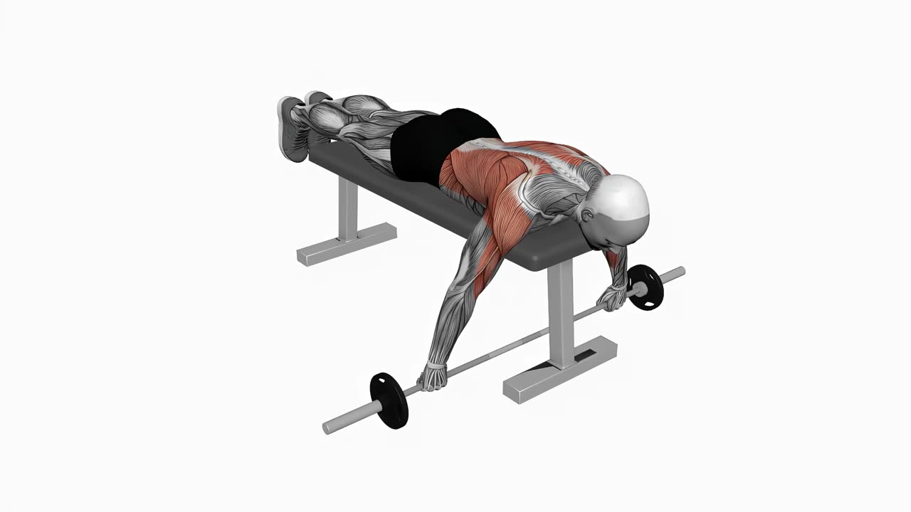 Liggande skivstångsrodd - startposition