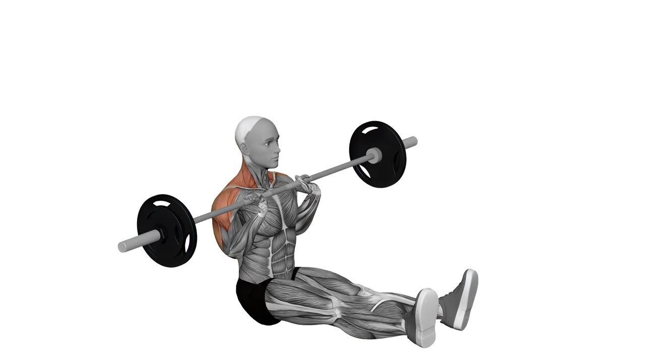 Z press med skivstång - startposition