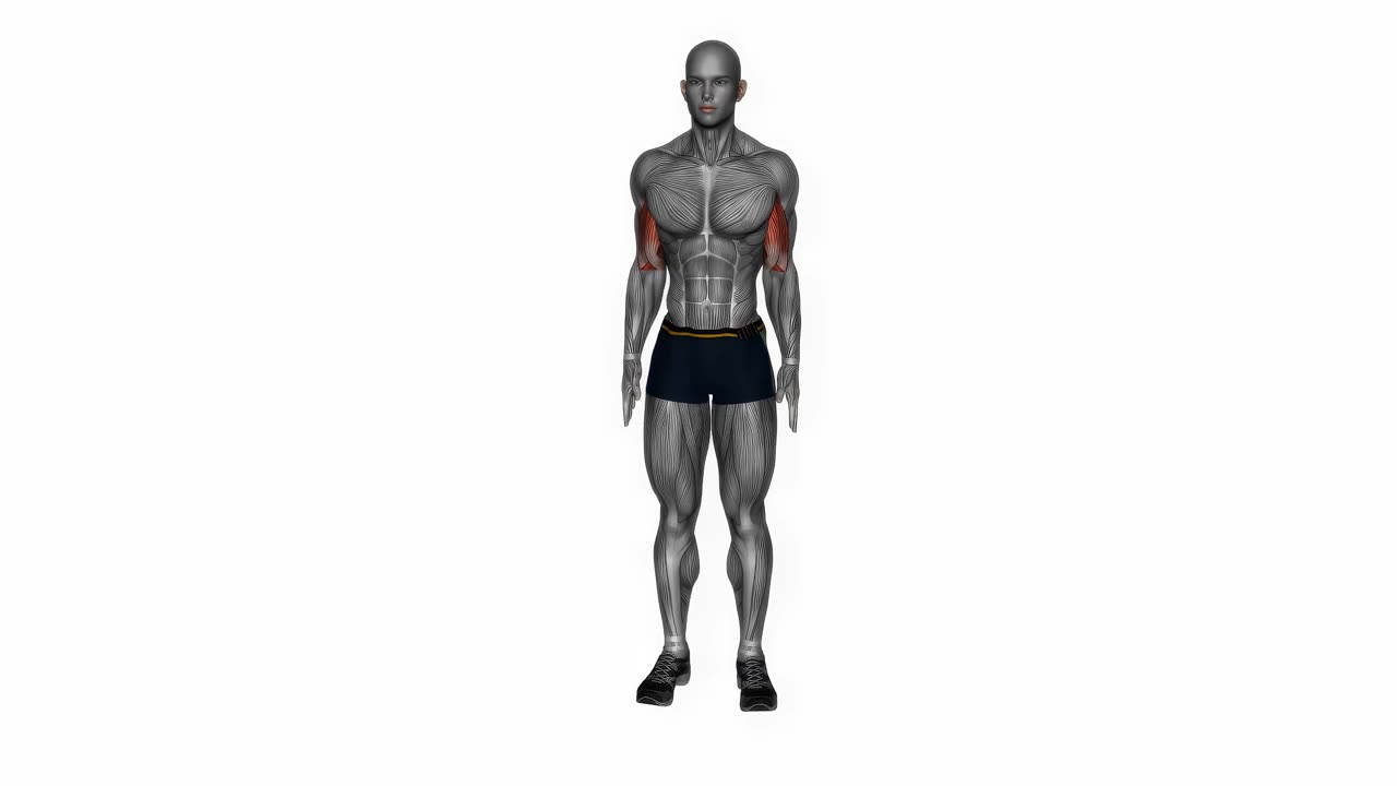 Bicepssträckning bakom ryggen - startposition