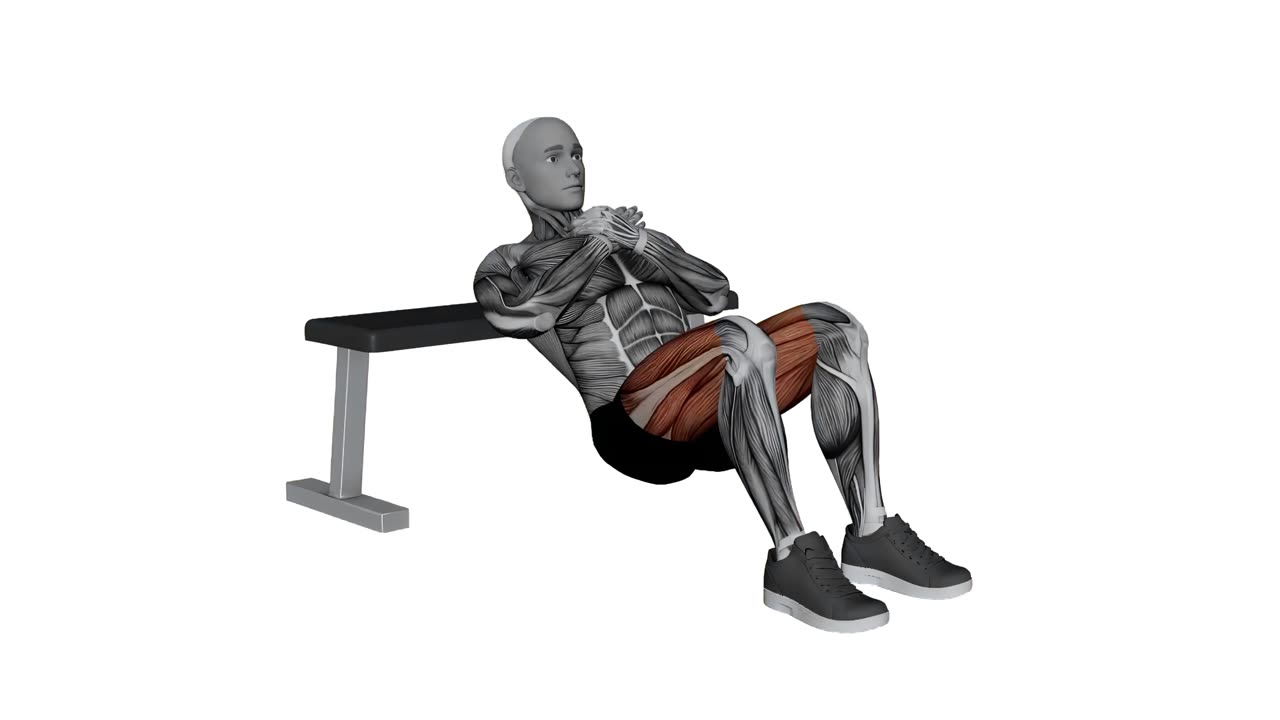 Hip thrust med kroppsvikt - startposition