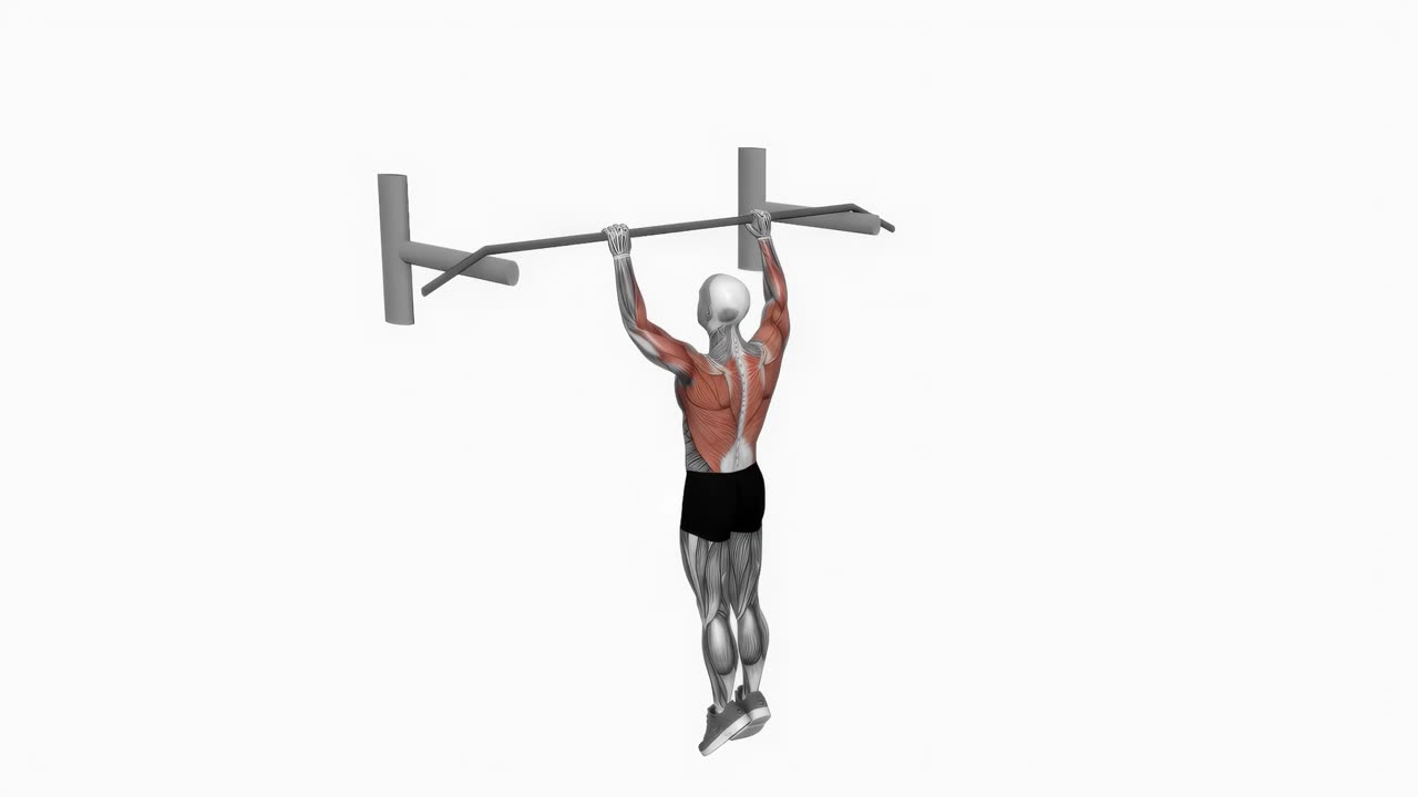 Muscle-up i kroppsvikt - startposition