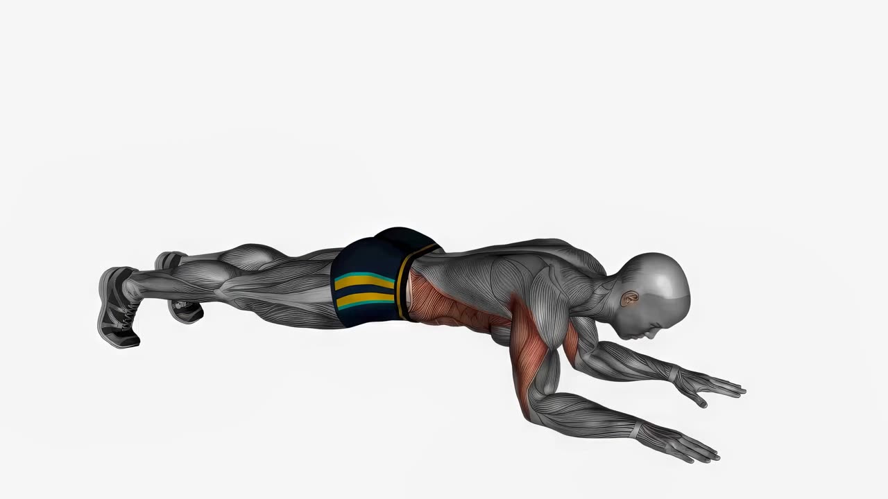 Tricepspress med kroppsvikt - startposition