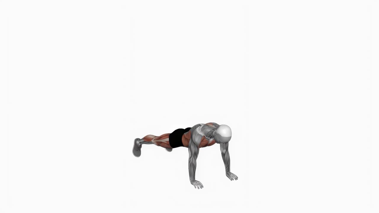 Burpee knäböj - slutposition