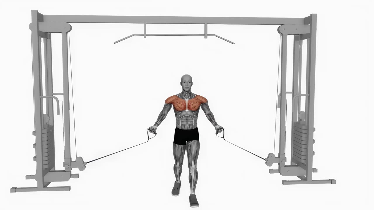 Nedre kabelflyes - startposition