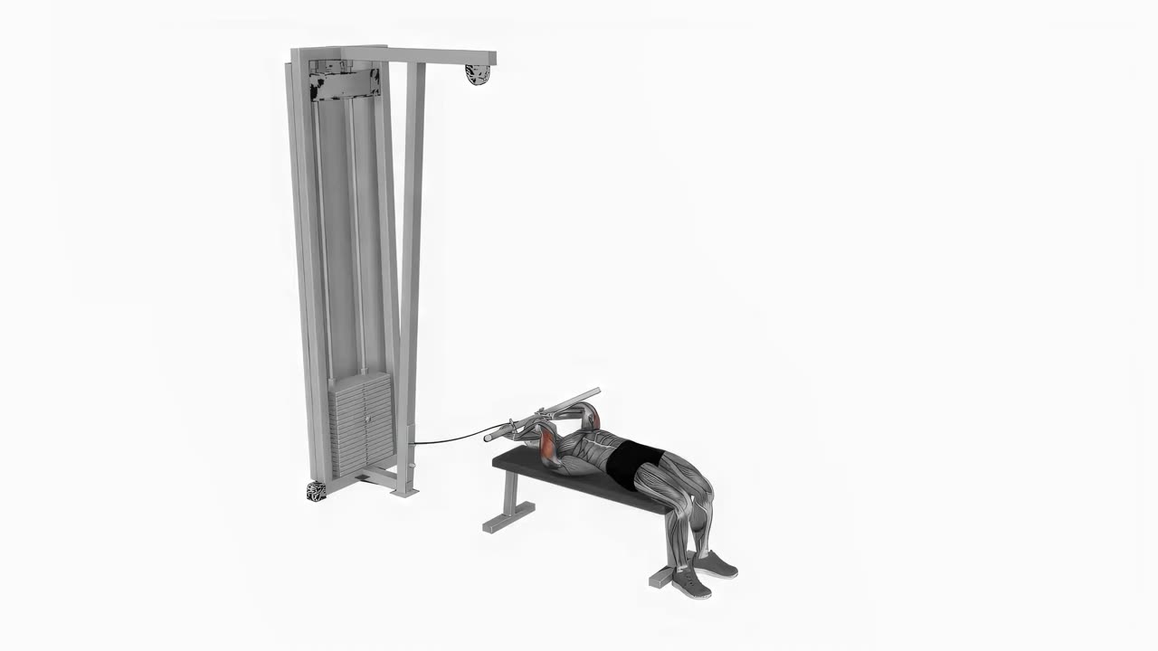 Liggande french press med kabel (låg) - startposition