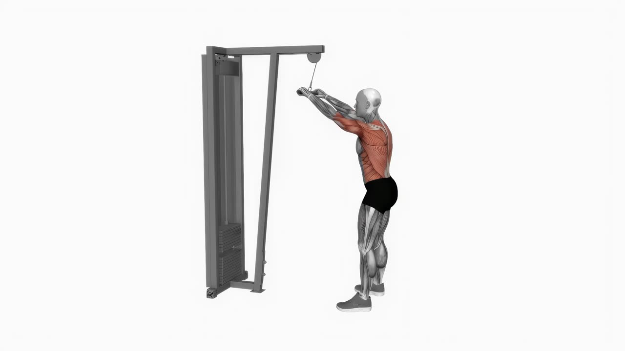 Kabelrodd med raka armar - startposition