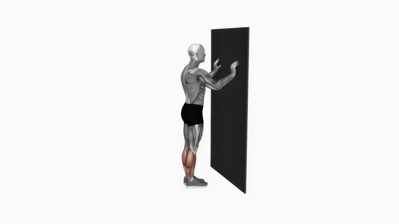 Vadpress med väggstöd - startposition