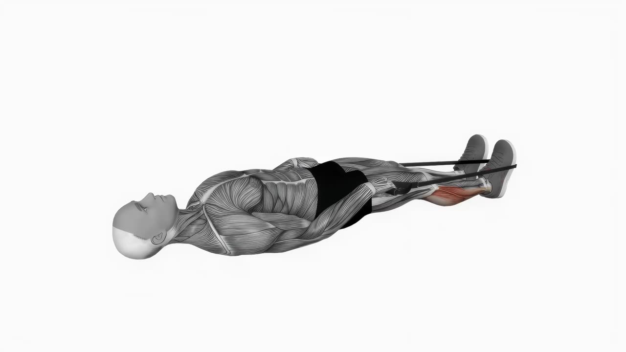 Vadstretching med rep - startposition