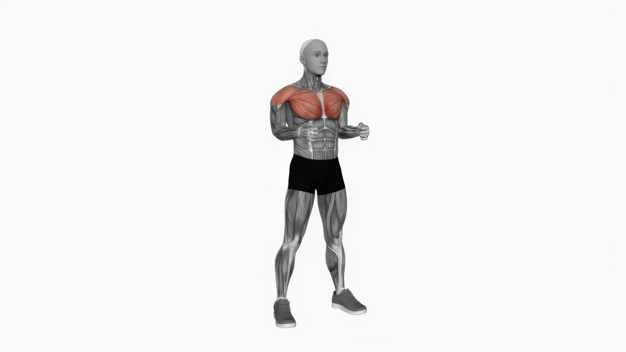 Bröstlyft med rotation - startposition