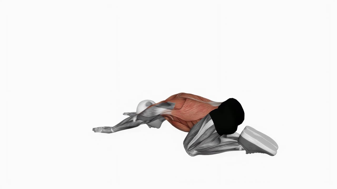 Barnpose uppåt - slutposition