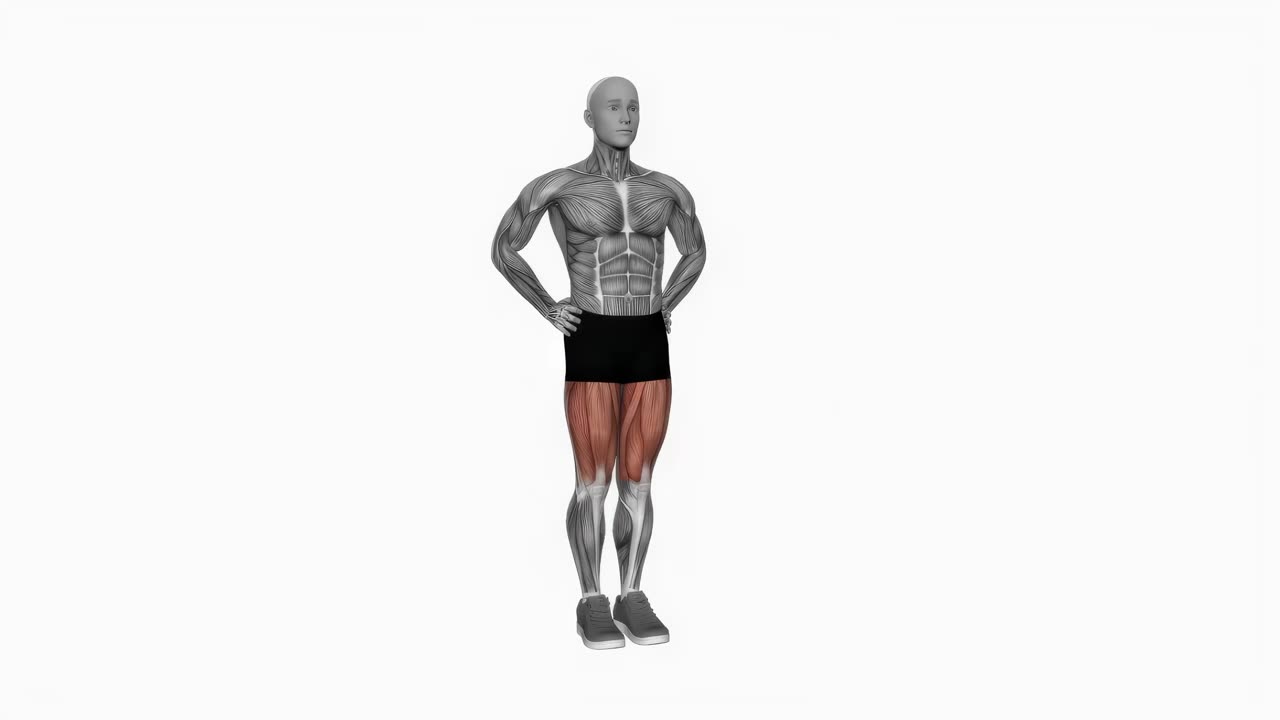 Cirkelrörelser för knäna - startposition