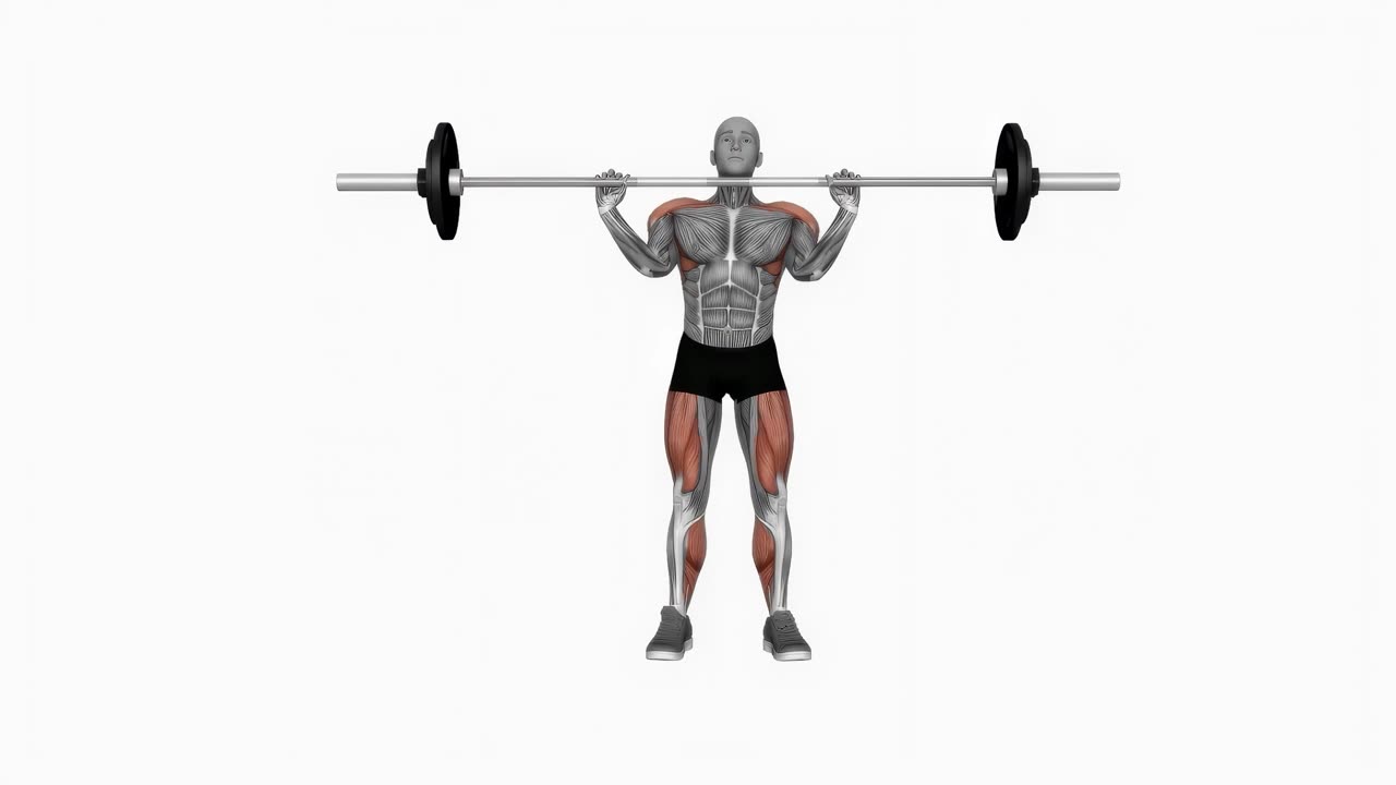 Cluster med skivstång - slutposition