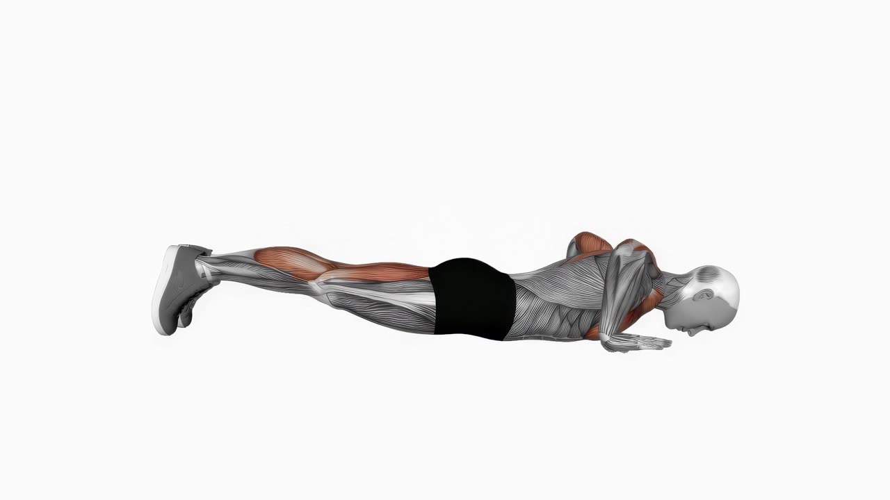 Kobra-armhävning - startposition