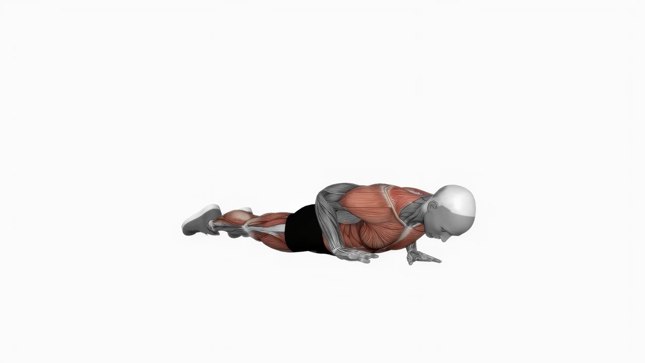 Kobra-armhävning - startposition