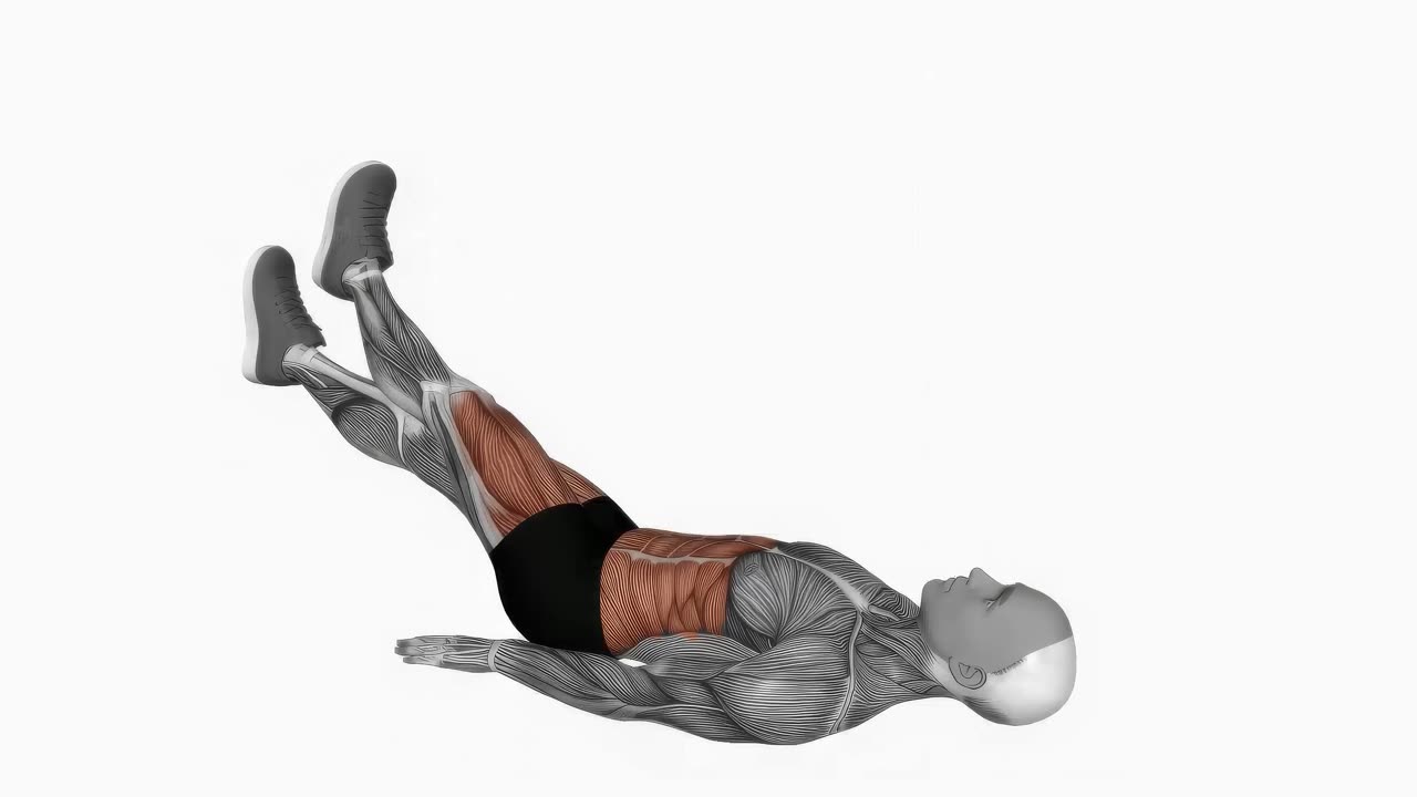 Korsande benlyft - startposition