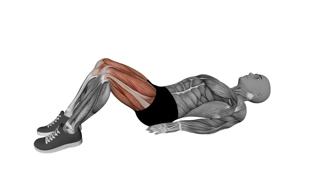 Hip thrust med abduktion, kroppsvikt - startposition