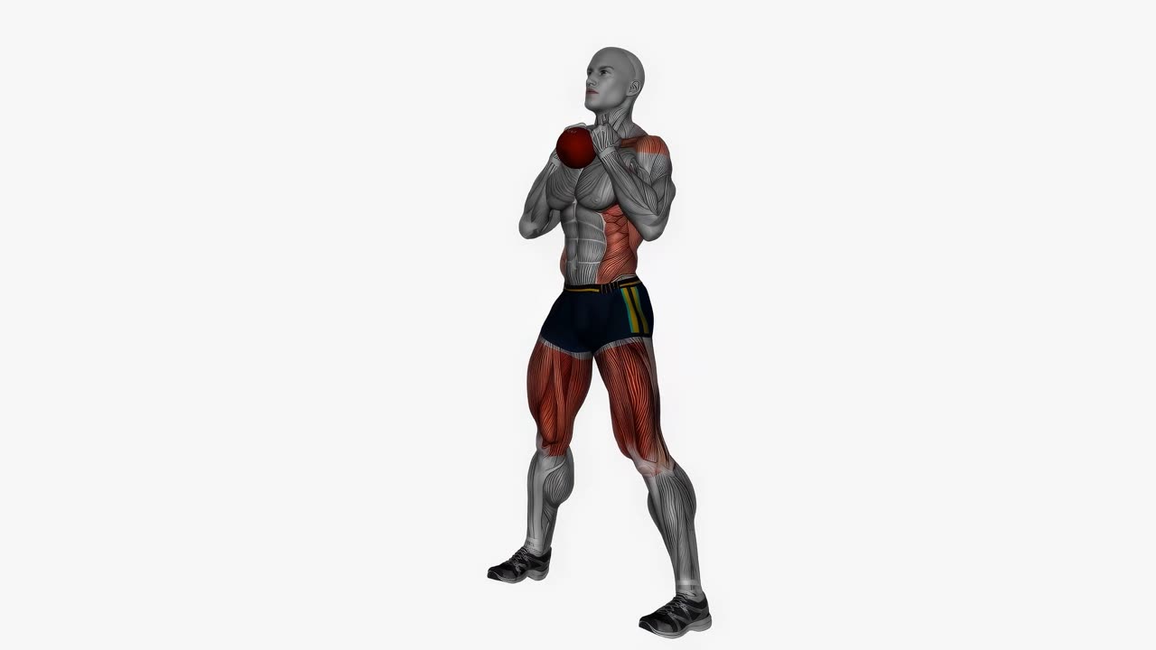 Good morning med kettlebell - slutposition