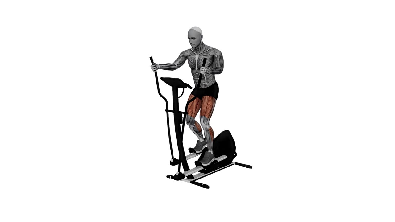 Crosstrainer hög hastighet - startposition