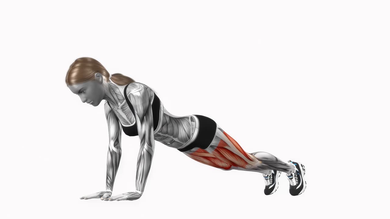 Halva burpees - startposition
